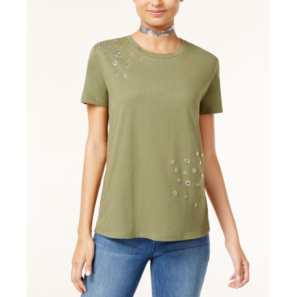 Rebellious One Juniors Embellished T-Shirt